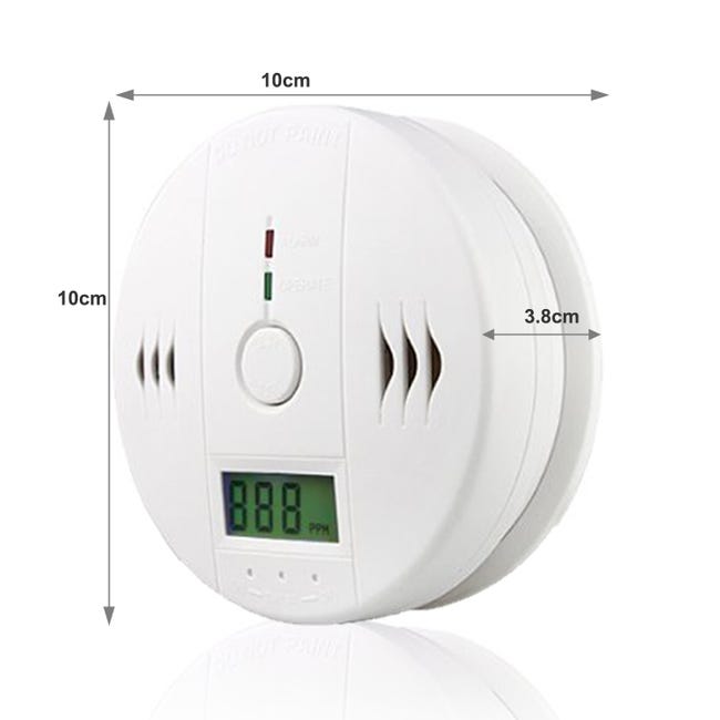 ECENCE Supporto Magnetico Per Rilevatore Di Fumo - Holder Autoadesivo Per Rilevatore Fumo E In-cendi Da 50mm - Supporto Adesivo Magnetico Per Rilevatori Di Fumo - 1 Pezzi - Foto 7