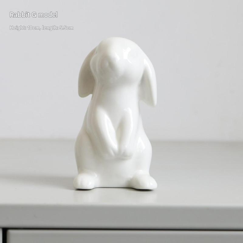 12 Mini Conejos De Pascua – Figuras Decorativas De Resina Para Micro Paisajes Y Adornos De Mesa