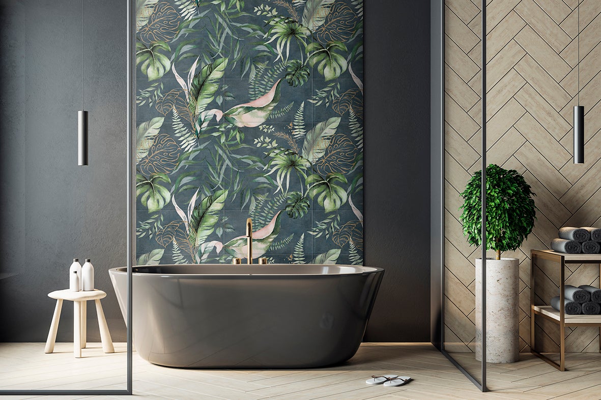 CERAMICA ESTILKER - CARREAU 30X60 DÉCOR JUNGLE DARK - PACK 6 PIÈCES - 2