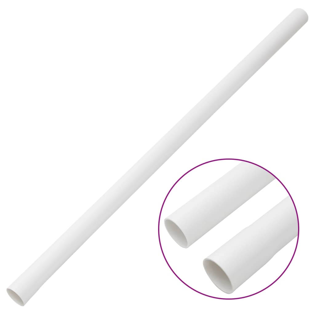 Goulotte de câble avec pinces en PVC, Ø32 mm, 10 m - 3