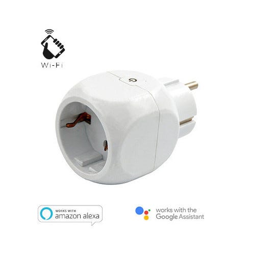 Smart Plug Alexa Google Home Presa Smart Wi-Fi TUYA Con Misuratore Energia - Compatibile Alexa, Google Home, Smart Life Presa Smart Alexa Google - Foto 3