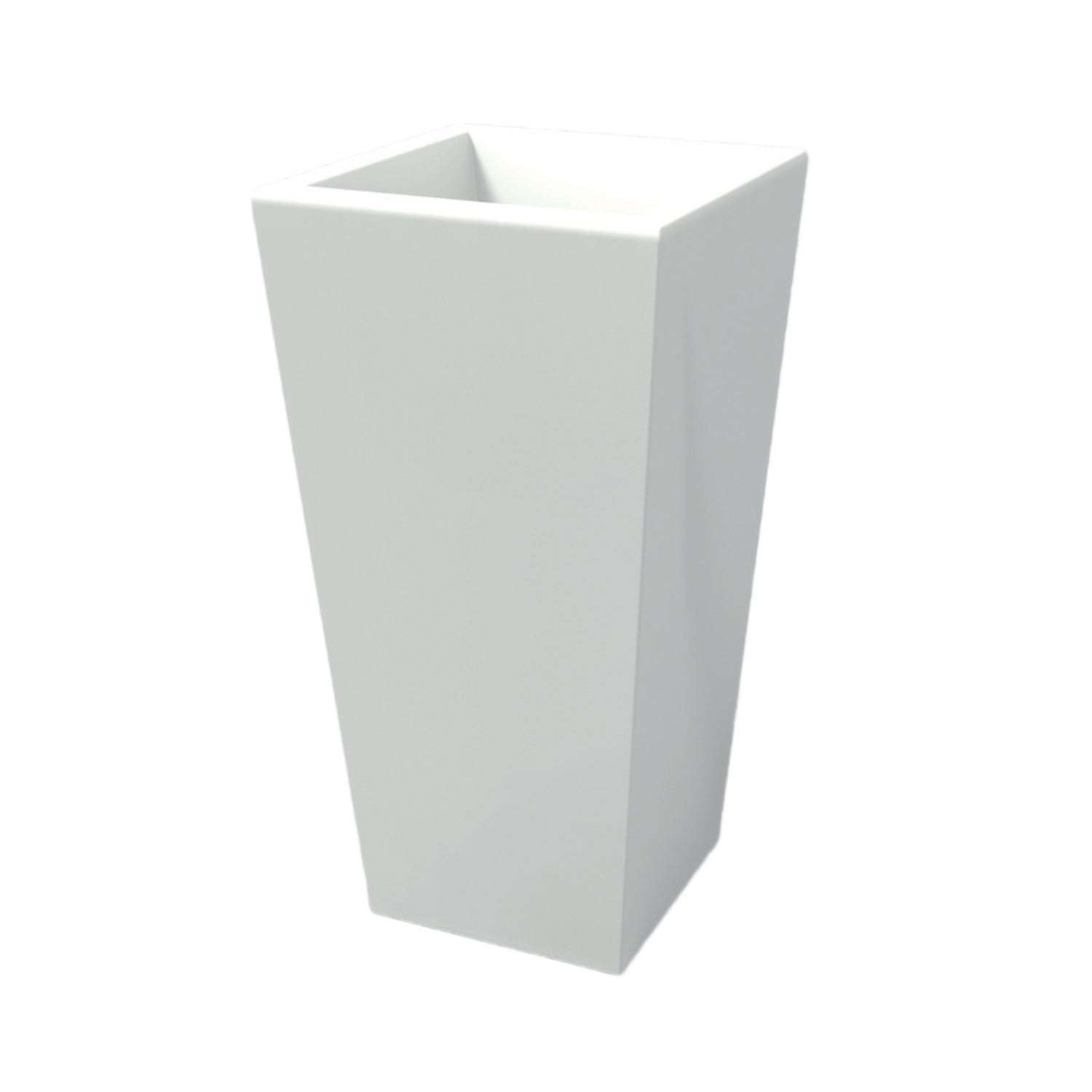 Vaso Moderno Deco In Ceramica Bianco E Argento – Altezza 23 Cm, Design Elegante Per Fiori, Arredamento Soggiorno E Camera Da Letto, Regalo