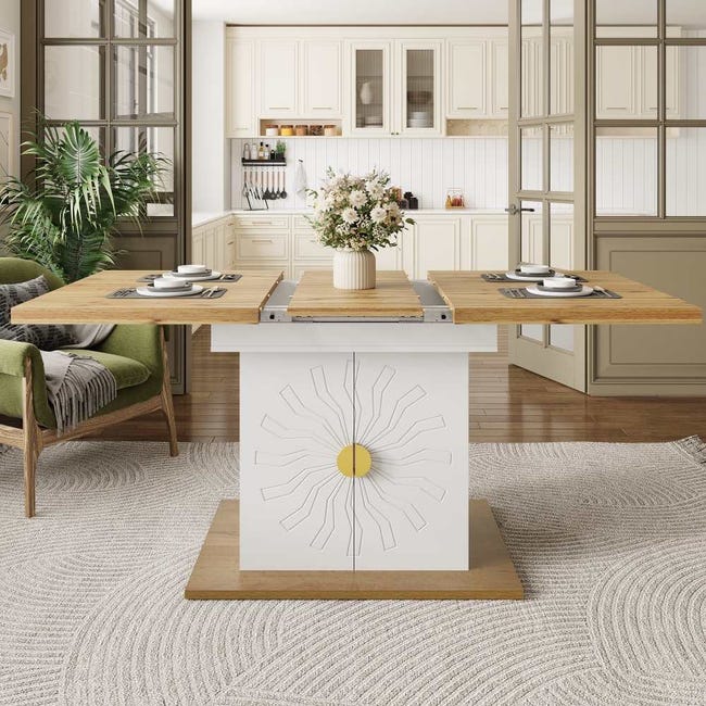 Tavolo da pranzo allungabile L140/180*W80*H75 Tavolino da caffè rettangolare in stile industriale Tavolo da pranzo moderno e semplice in ferro battuto | Leroy Merlin Tavolo da pranzo allungabile L140/180*W80*H75 Tavolino da caffè rettangolare in stile industriale Tavolo da pranzo moderno e semplice in ferro battuto | Leroy Merlin