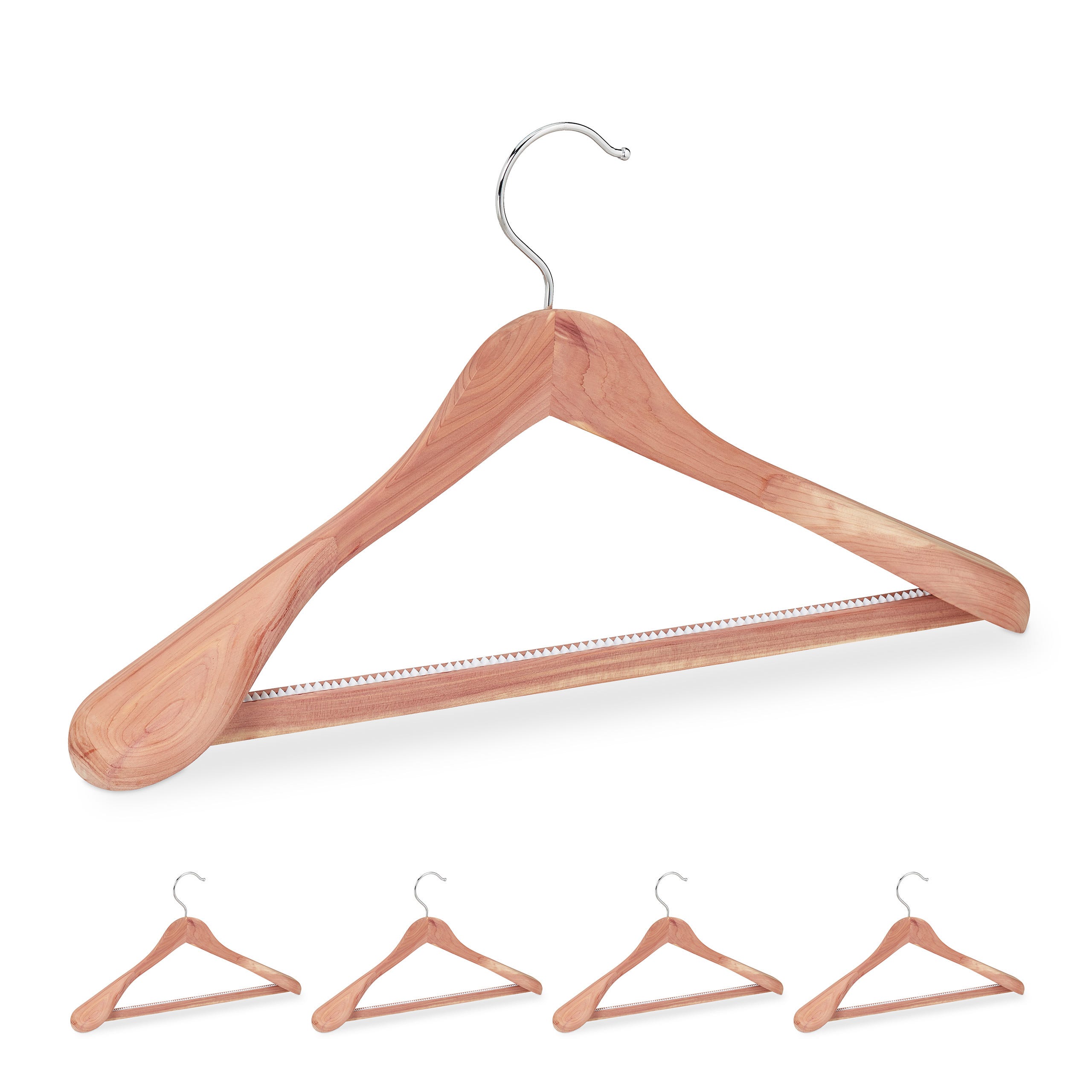 Set Da 90 Grucce Appendiabiti Per Bambini, Antiscivolo, Con Asta E