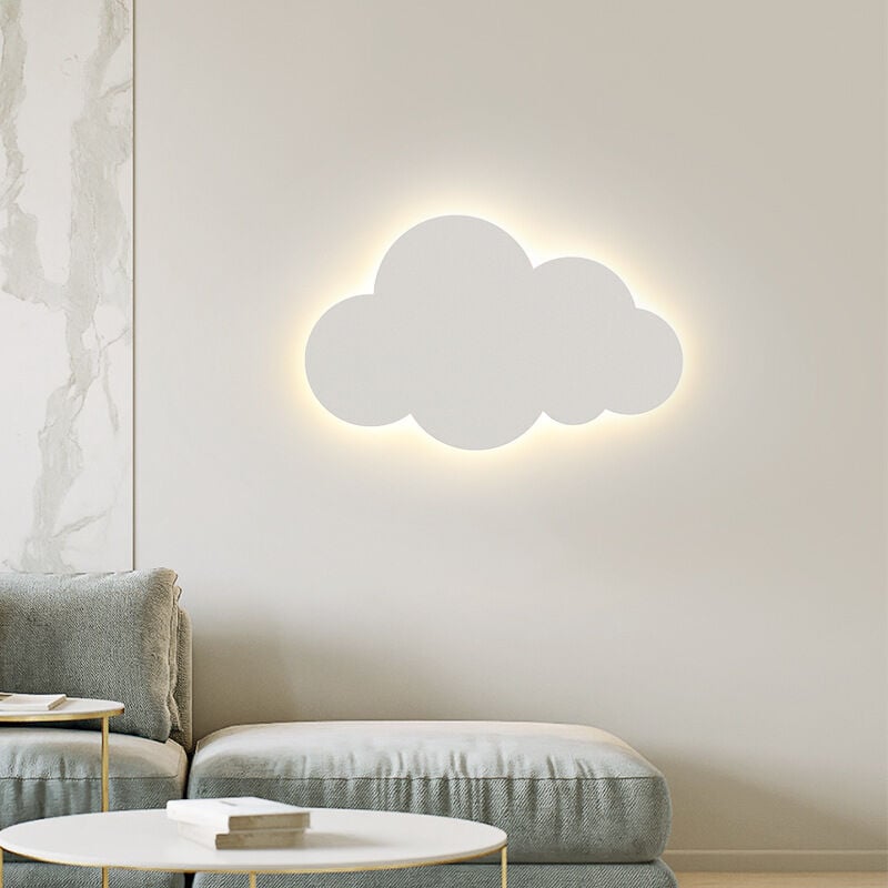 Lampa ścienna Nowoczesna lampa ścienna do wnętrz - klosz akrylowy z wbudowanymi diodami LED - trójkolorowa zmiana światła