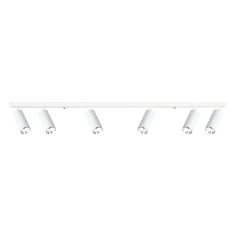 Reflektor sufitowy Spot MICA biały 6xGU10x10W wym: 19,5 x 119,5 x 6 cm IP20 Milagro