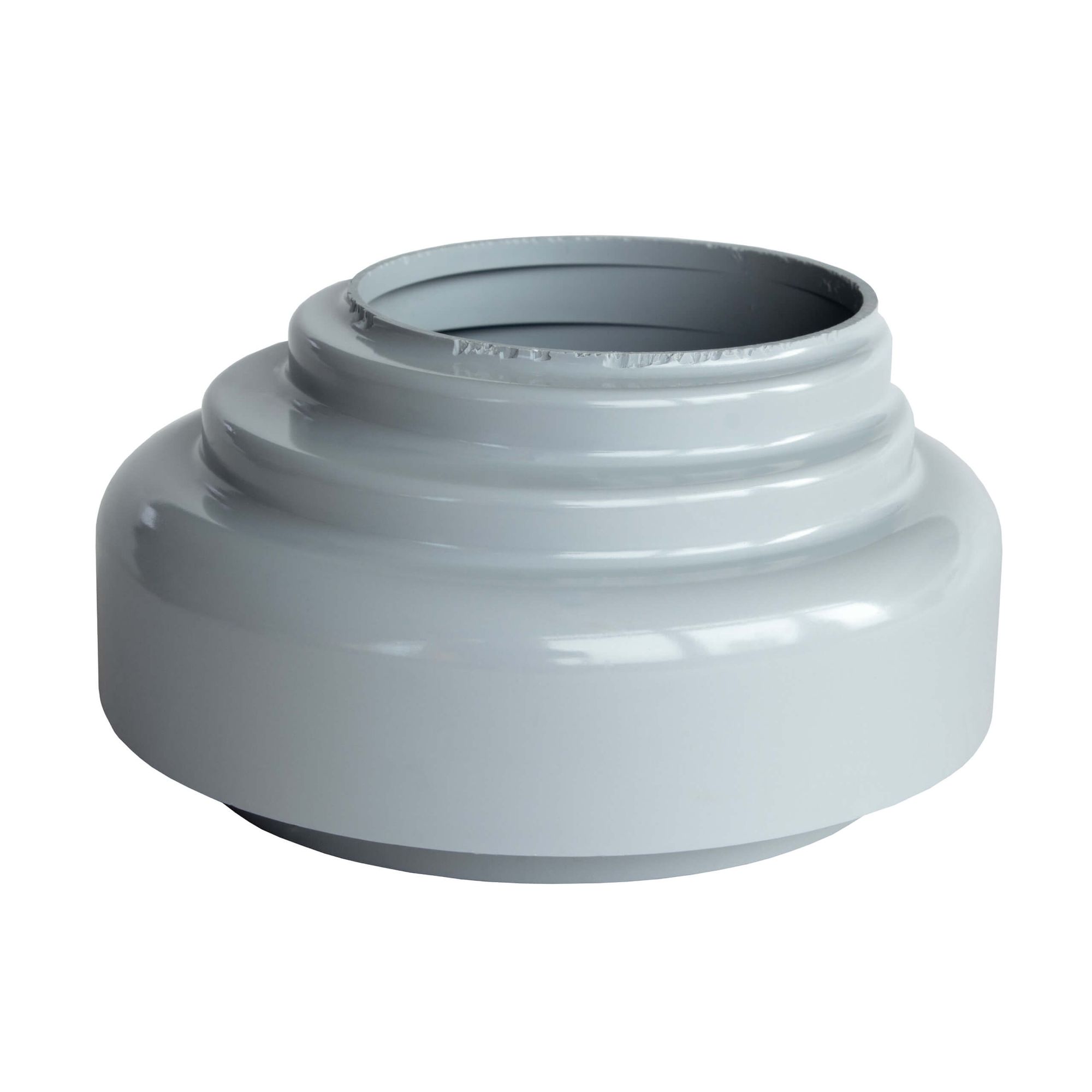Raccord de transition descente vers évacuation PVC DN75 (75 mm) gris ...