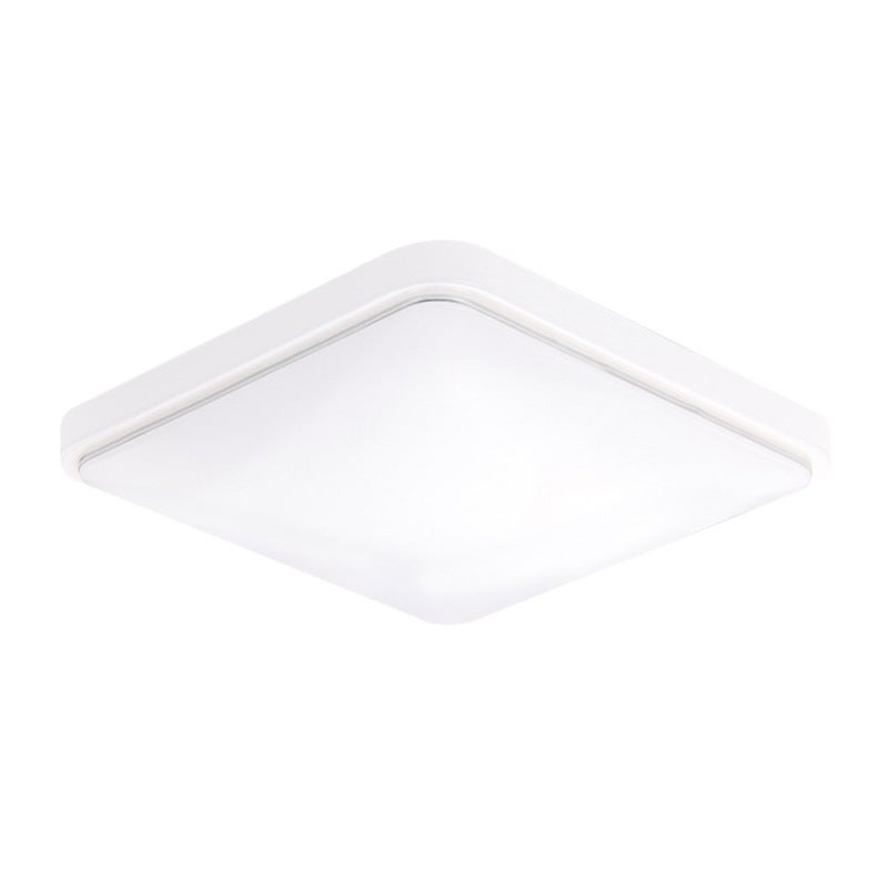 Kwadratowa lampa sufitowa LED, AC220V, biała, do kuchni/balkonu/przedpokoju, nowoczesna oprawa panelowa