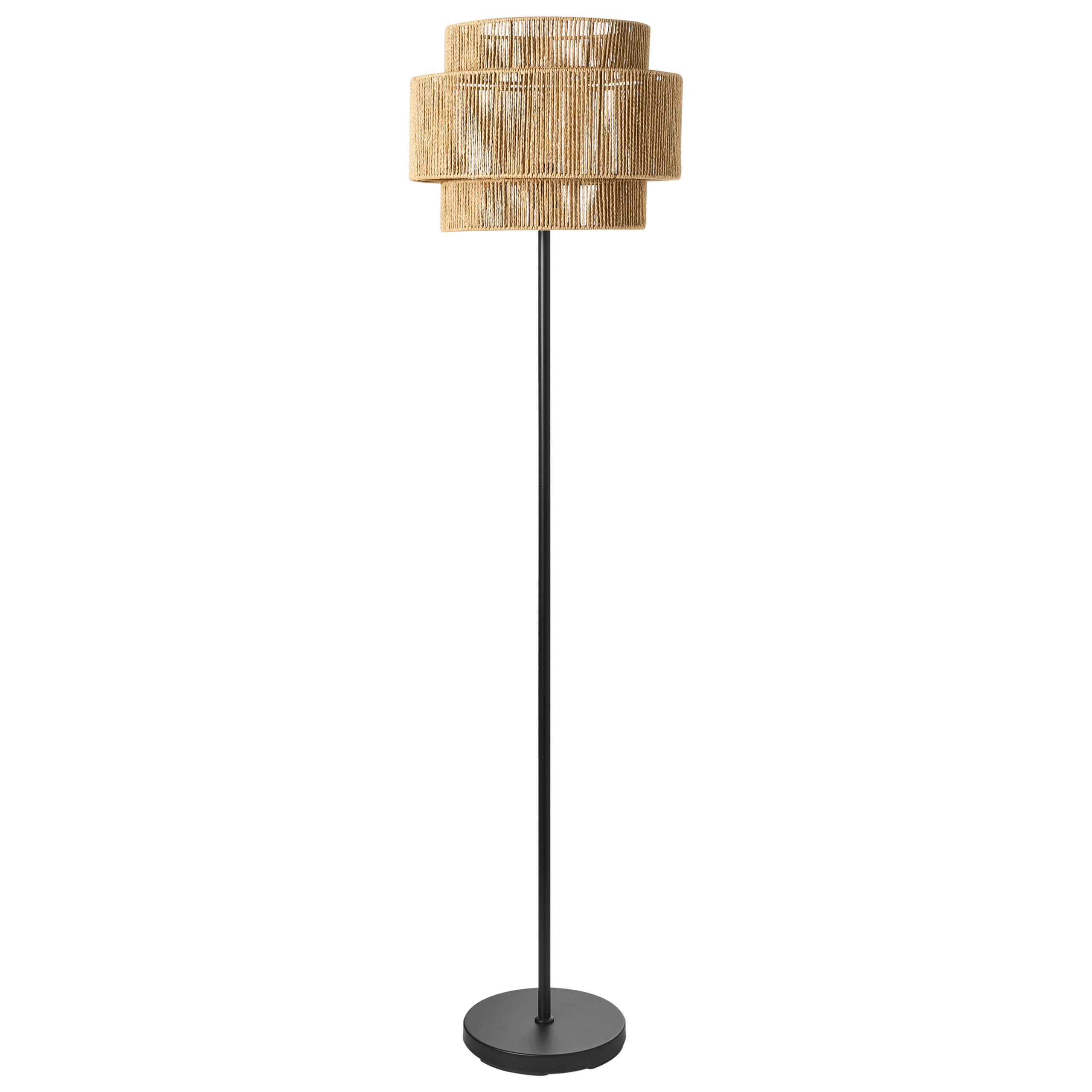 Lampadar WOKIRO Sfoară din hârtie Natural