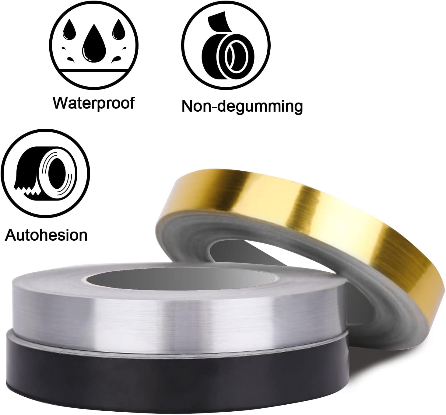 Rotolo adesivo decorativo, nastro per piastrelle in PVC, nastro adesivo impermeabile antimuffa per pavimenti, pareti, soffitti, porte e finestre, arr - 2