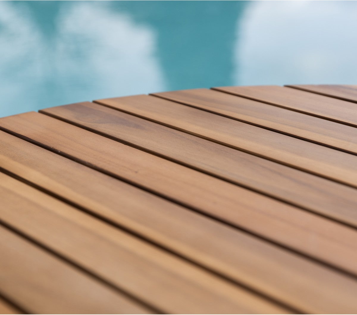 Salon de jardin en acacia - 5 places - DANAO - 5