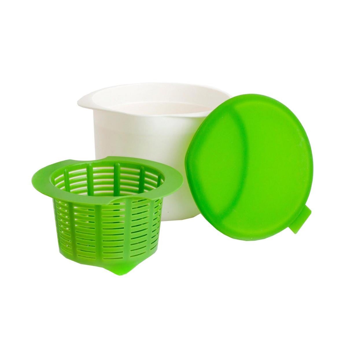Recipient pentru preparat branza Flippy cu capac din silicon