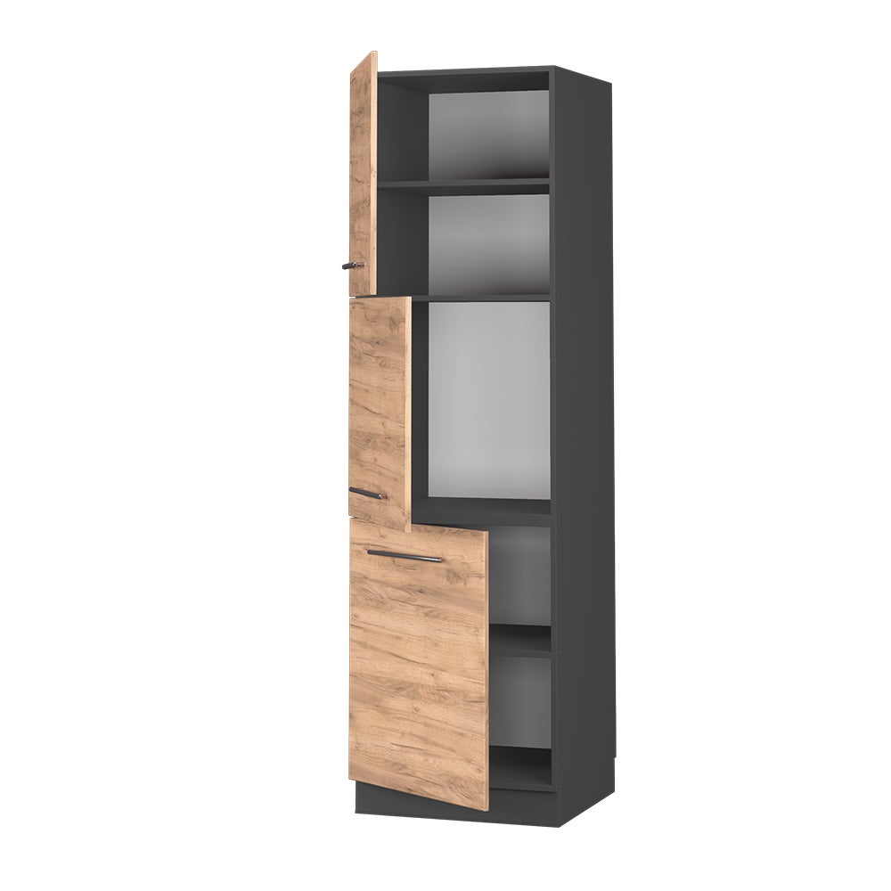 Vicco Meuble pour four Fame-Line, Chêne de force doré, 60cm - 4