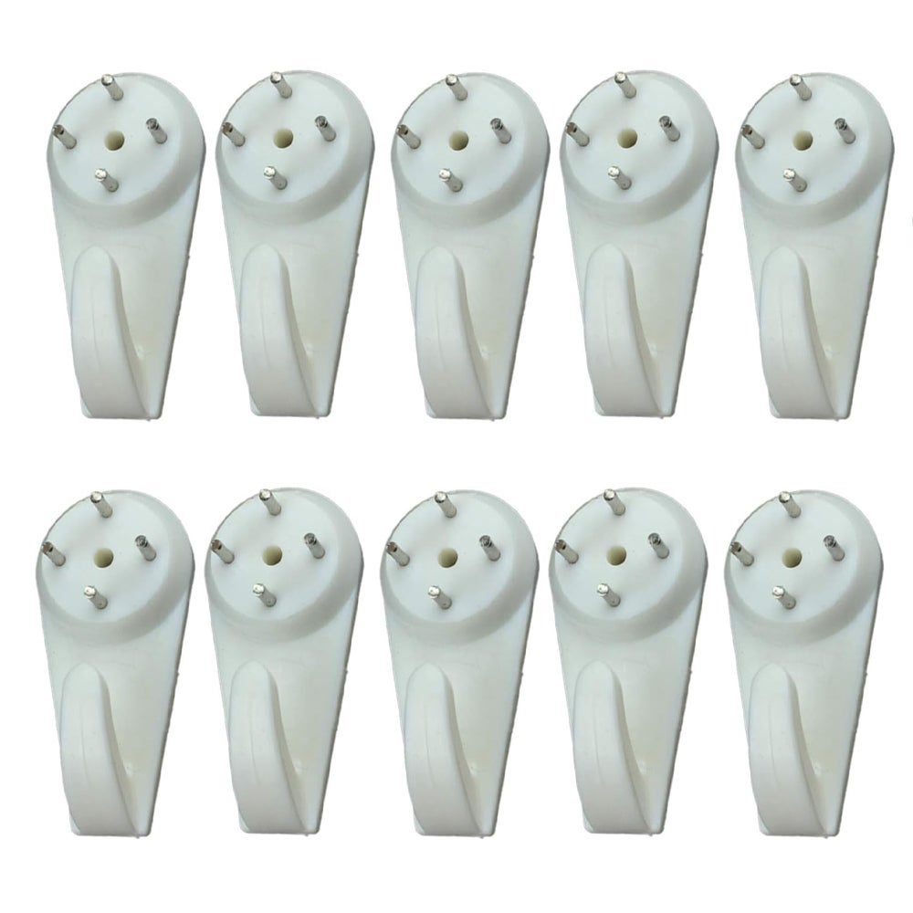 10 ganchos cortos de 4 x 1,9 cm, perfectos para colgar cuadros, fotos ...