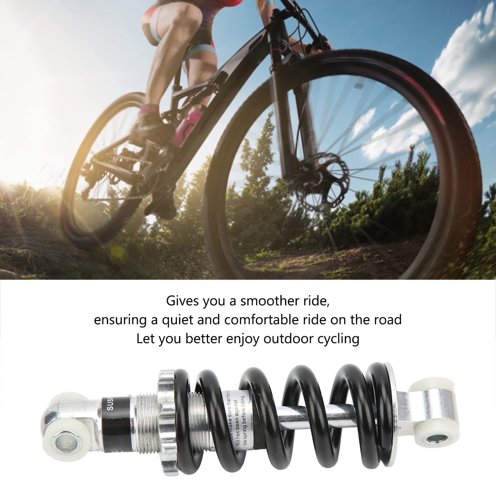 Ammortizzatori per bicicletta 150mm 750LBS Ammortizzatori per mountain bike moto - 2