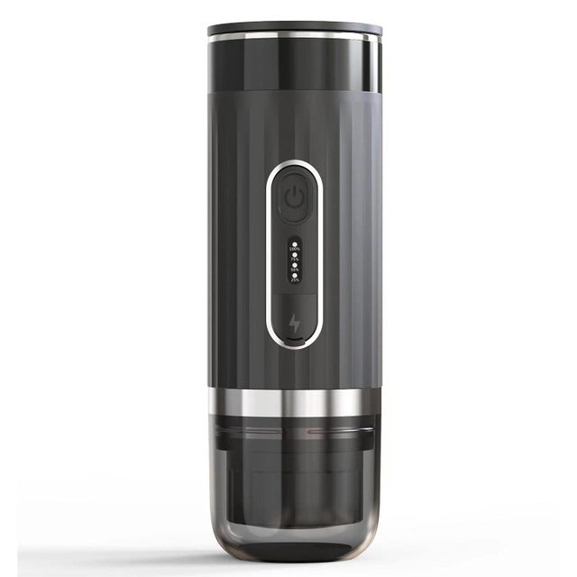 Przenośny ekspres do kawy bezprzewodowy, automatyczny ekspres do espresso 20 barów, kompatybilny z kapsułkami Nespresso i Dolce Gusto, czarny