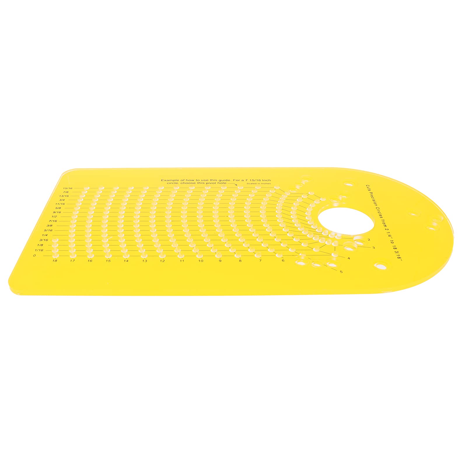 Maschera Da Taglio Circolare Per Fresatrice Legno | Base In Alluminio Per Fori 6-60 Cm | Strumento Per Fai Da Te E Lavorazione Del Legno - Foto 10