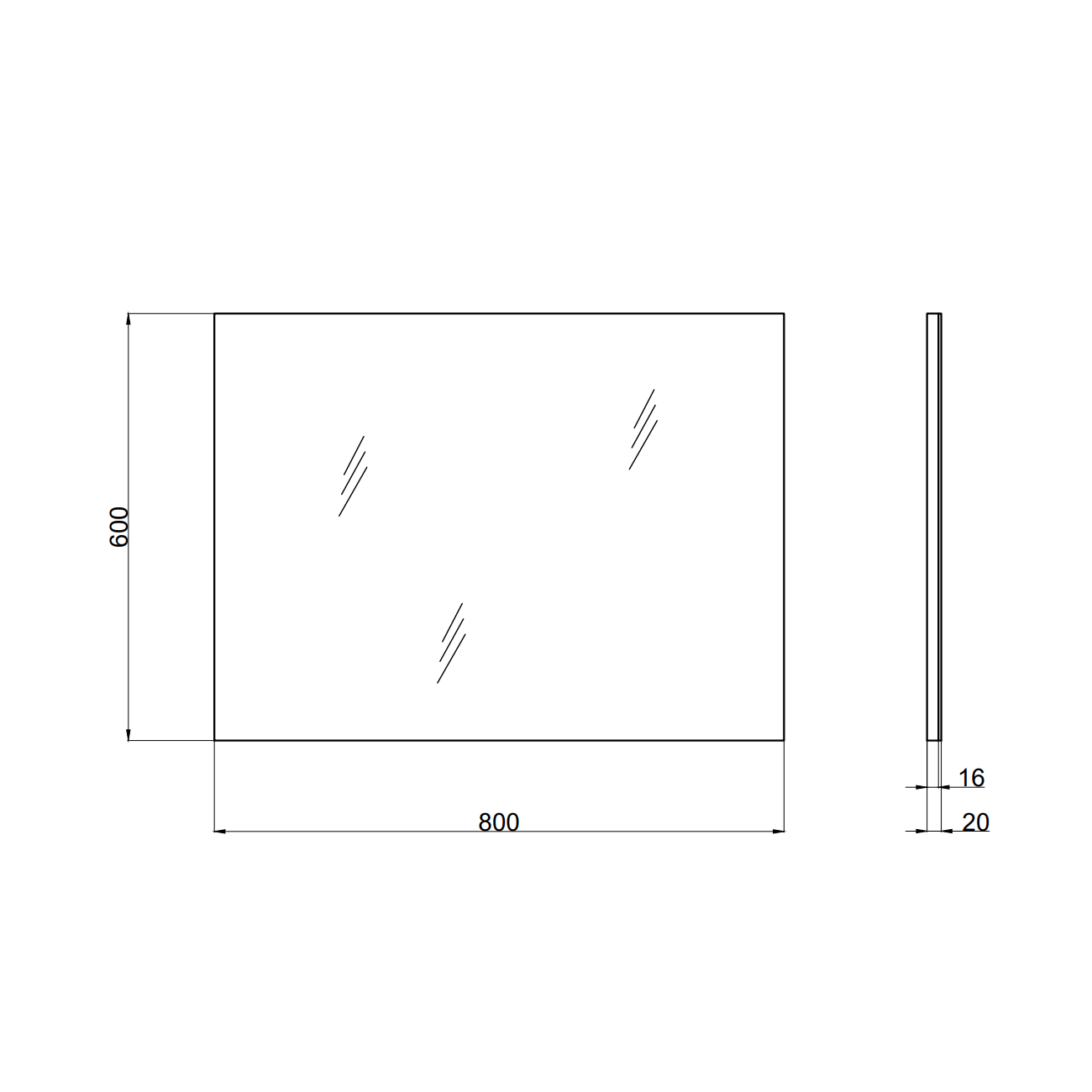 Meuble de salle de bain suspendu blanc brillant 80cm 2 tiroirs | Benaco - 7