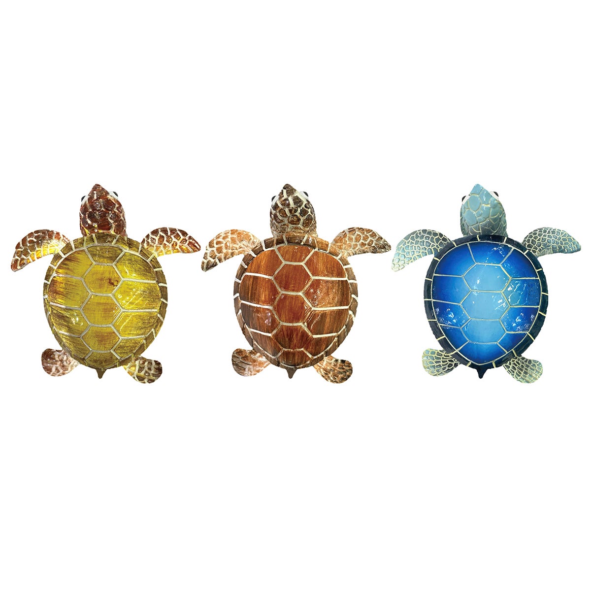 Origen home decor tortuga 3u magneticos | figura de tortuga azul - 2x9x9cm