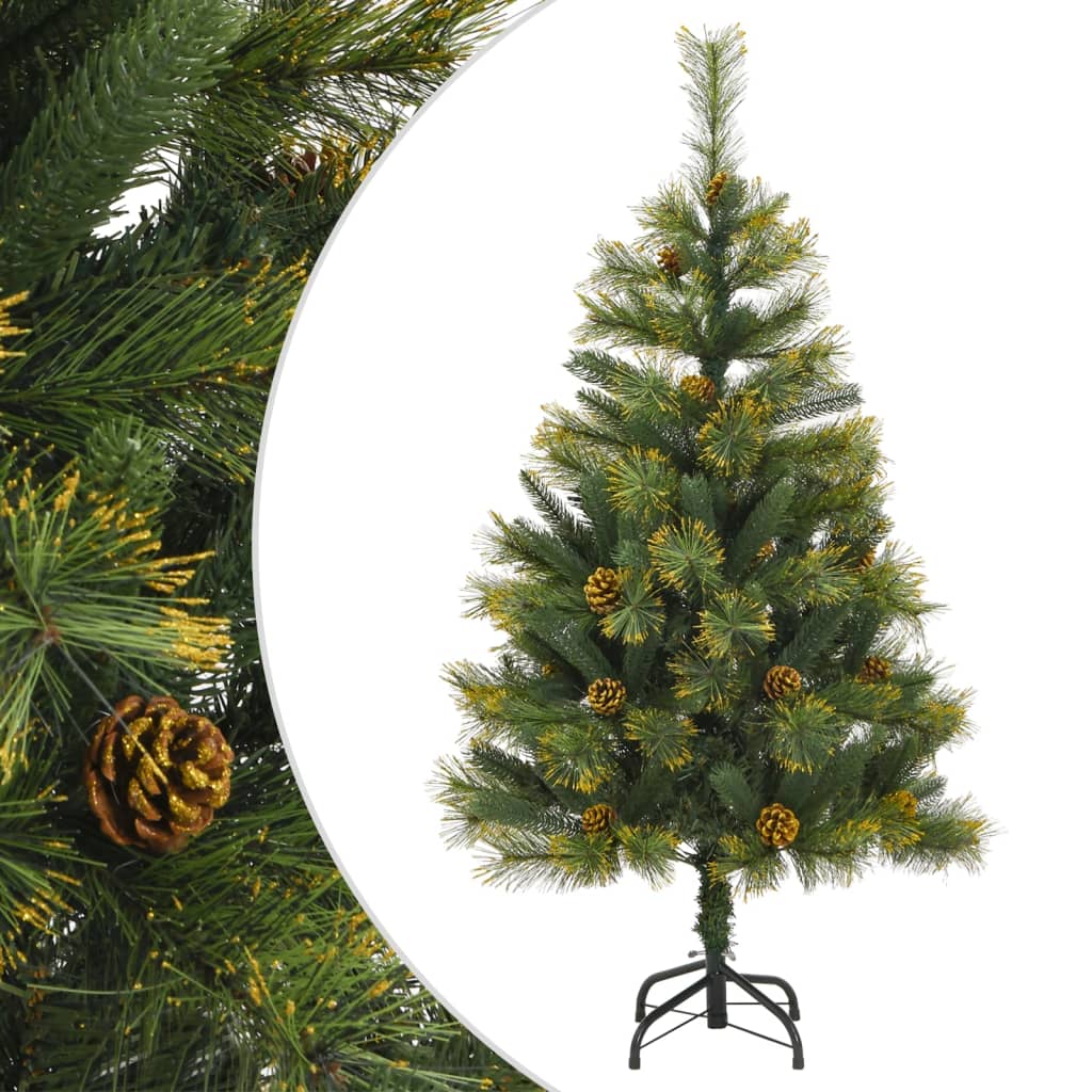 árvore de natal artificial com pinhas 150 cm - COMFORTXL - 2