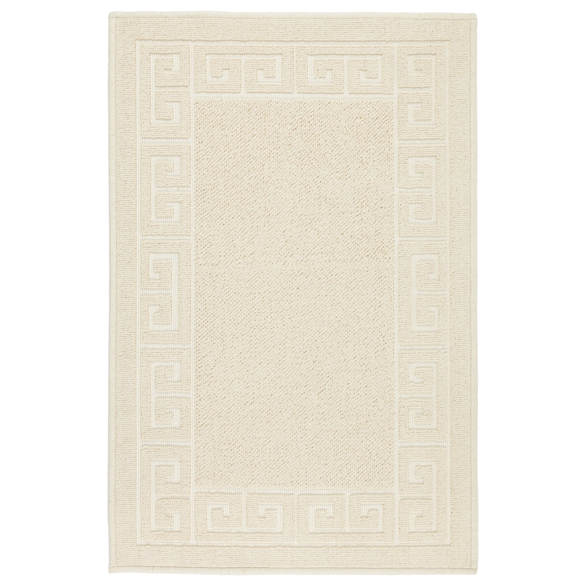 Dywanik łazienkowy Lino 60x90 cm bawełna egipska grecki beżowy