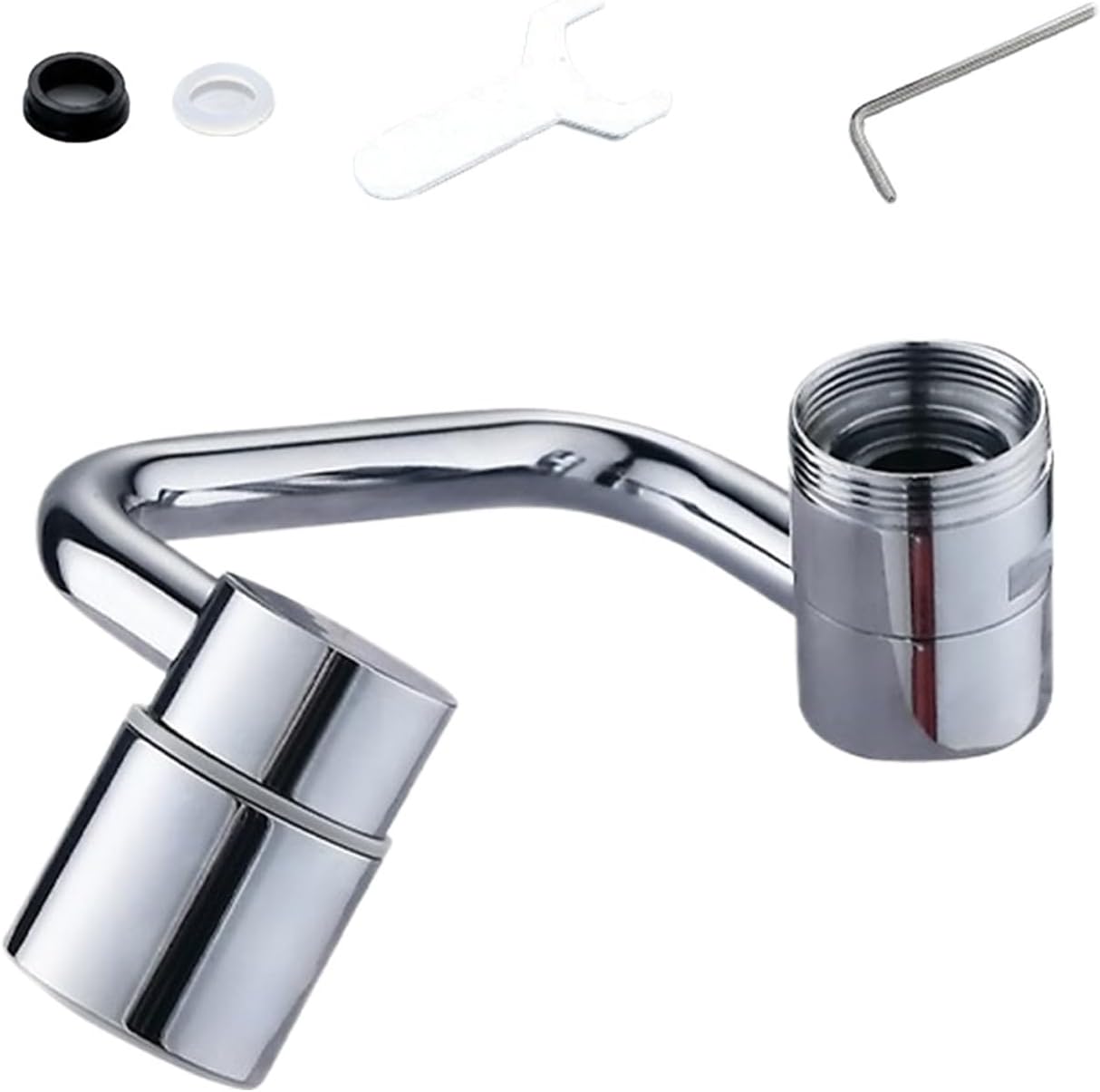 Prelungitor de robinet rotativ, accesoriu de pulverizare rotativ pentru înlocuirea robinetului de baie, chiuvetă, cadă, spălare a feței