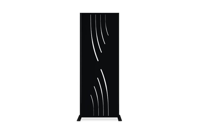 Panel dekoracyjny VELETA czarny H.160cm pełne wzory