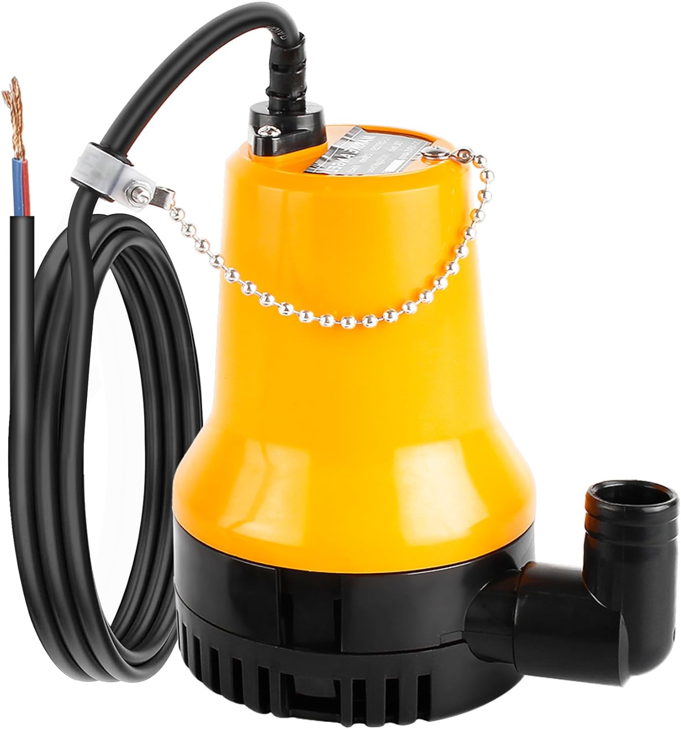 Zatapialna pompa DC 12 V 65 W 3600 l/h do basenu, łodzi z kablem o długości 1,3 m