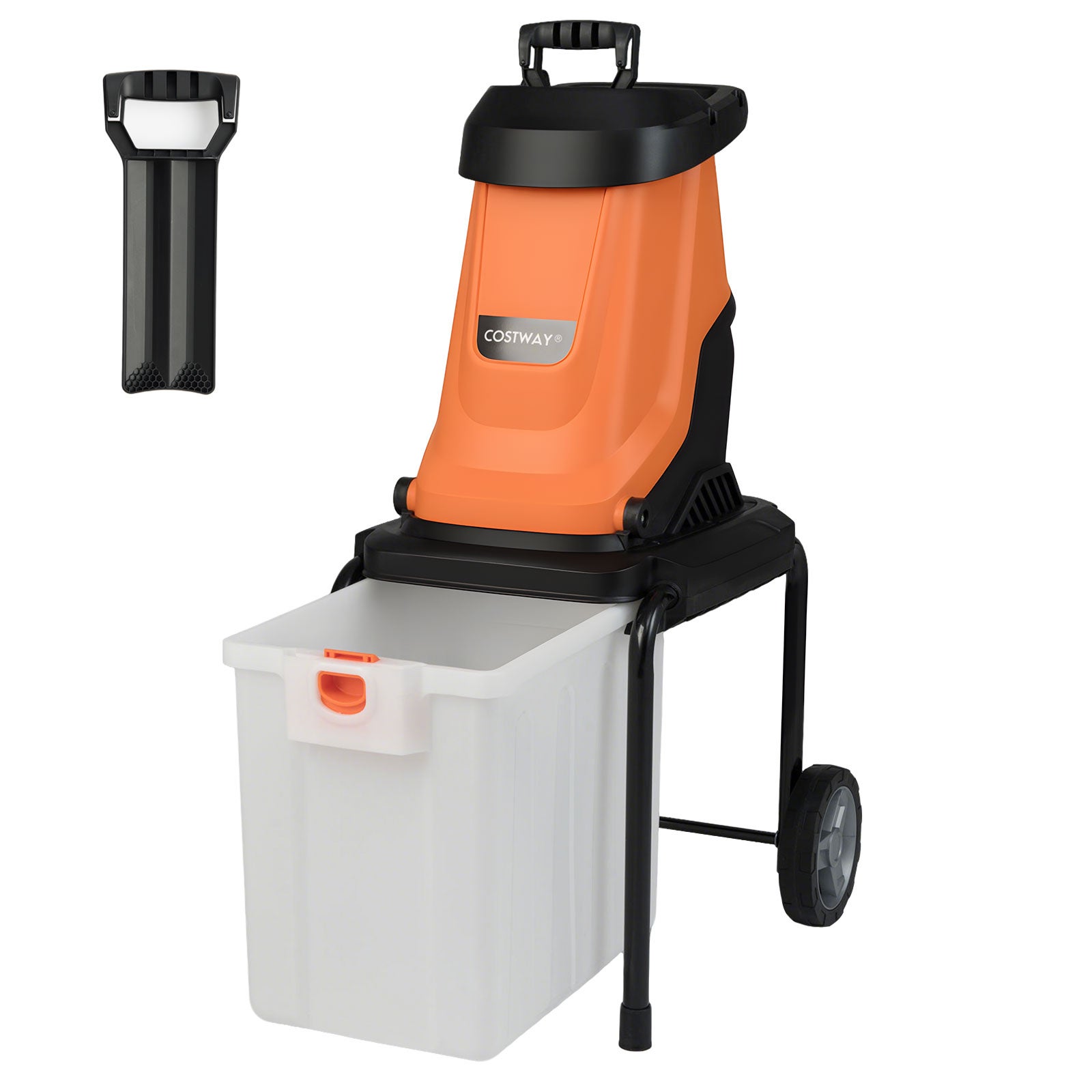 2800W Broyeur Végétaux Électrique avec Bac de Ramassage 50 L, Dia. de — free download