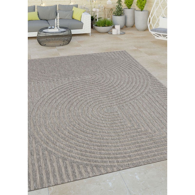 Casa Pura Tapis Extérieur Intérieur 160x230 Cm Modèle Peak - Résistant Intempéries Et Antidérapant
