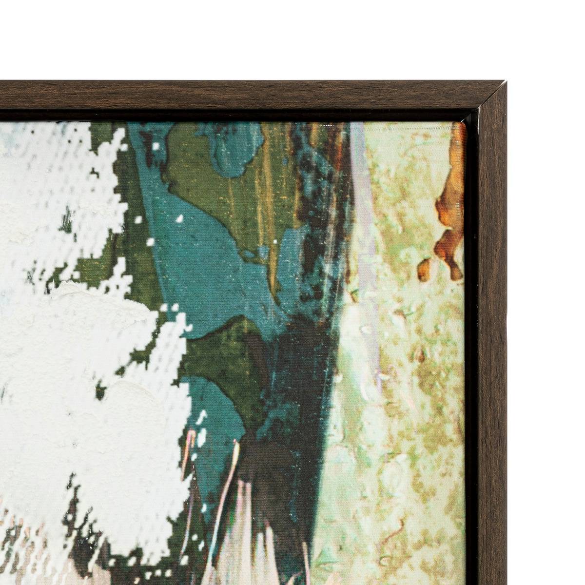 Toile peinte encadrée Isia 100x140cm - Atmosphera créateur d'intérieur - 4