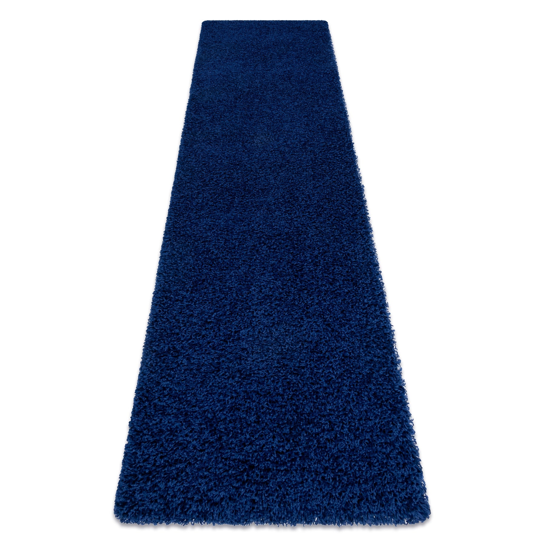 Alfombra, alfombra de pasillo soffi shaggy 5cm azul oscuro - para la cocina, entrada, pasillo 70x250 cm