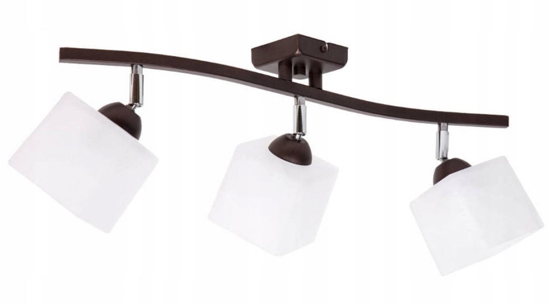 Lampa sufitowa wisząca Tina modern 3xE27 abażur kwadrat biały Light Home LH