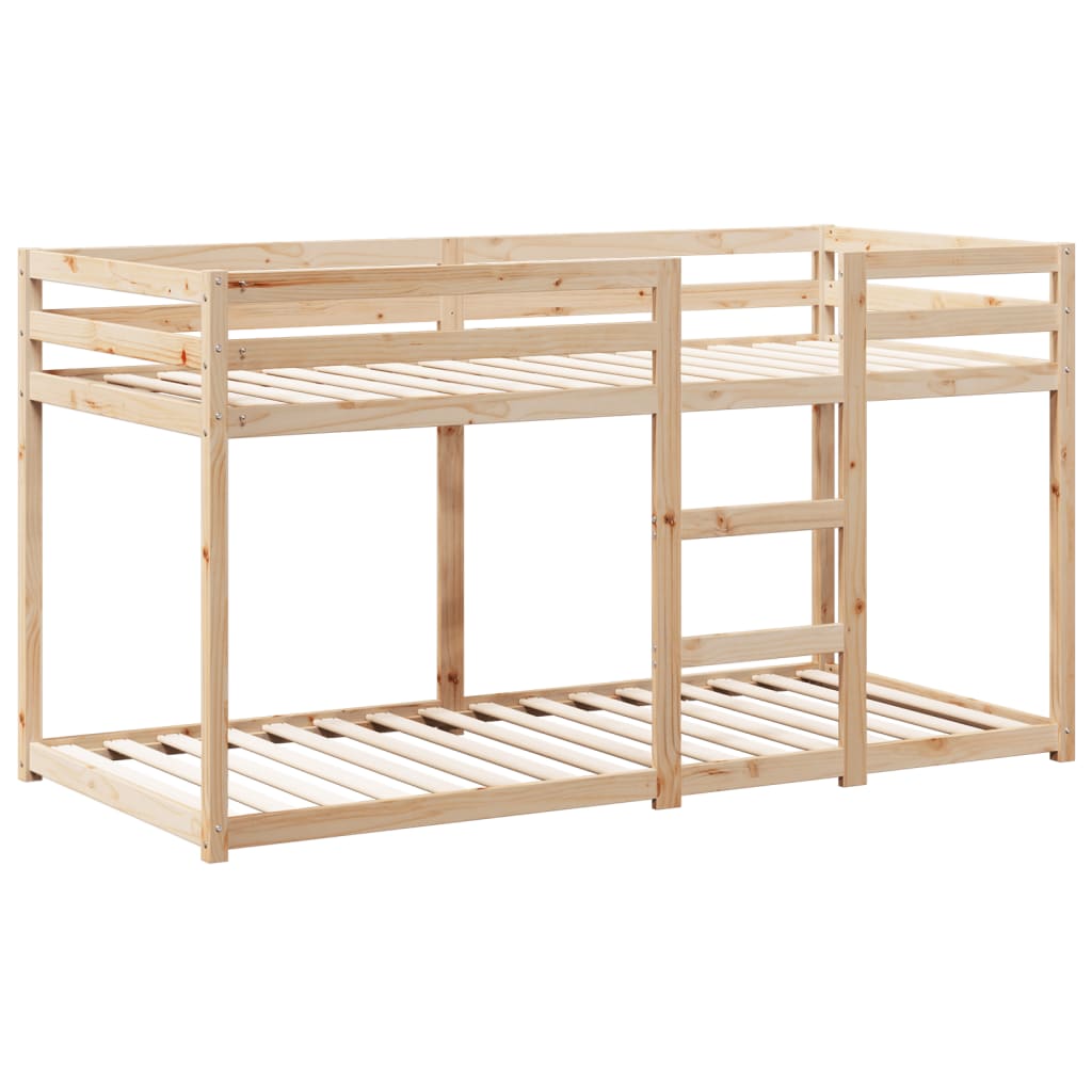 Lit superposé avec toit 90x190 cm bois massif de pin - 7