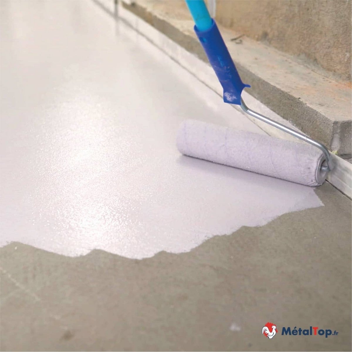 Peinture Sol Industriel - Metaltop - Bleu clair - RAL 5012 - Pot 5L - 7