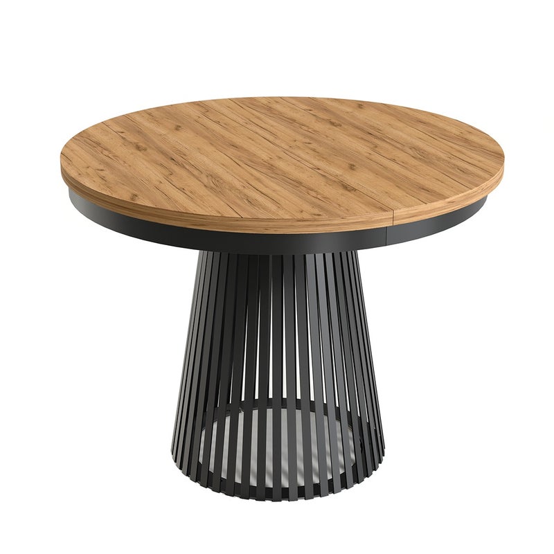 MINIO go for it, Stół rozkładany GORI w kolorze dąb craft złoty/czarny