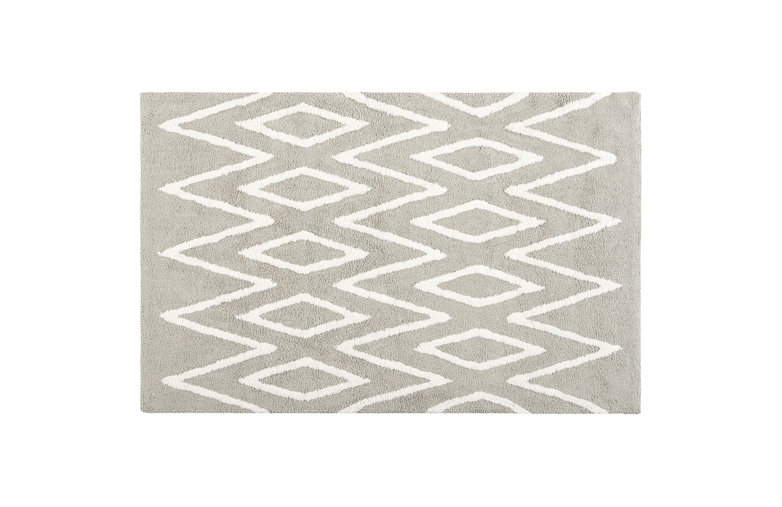 Dywan dziecięcy „Zigzag Sky Blue”80x120 cm z naturalnej bawełny – Można prać, ręcznie wykonany