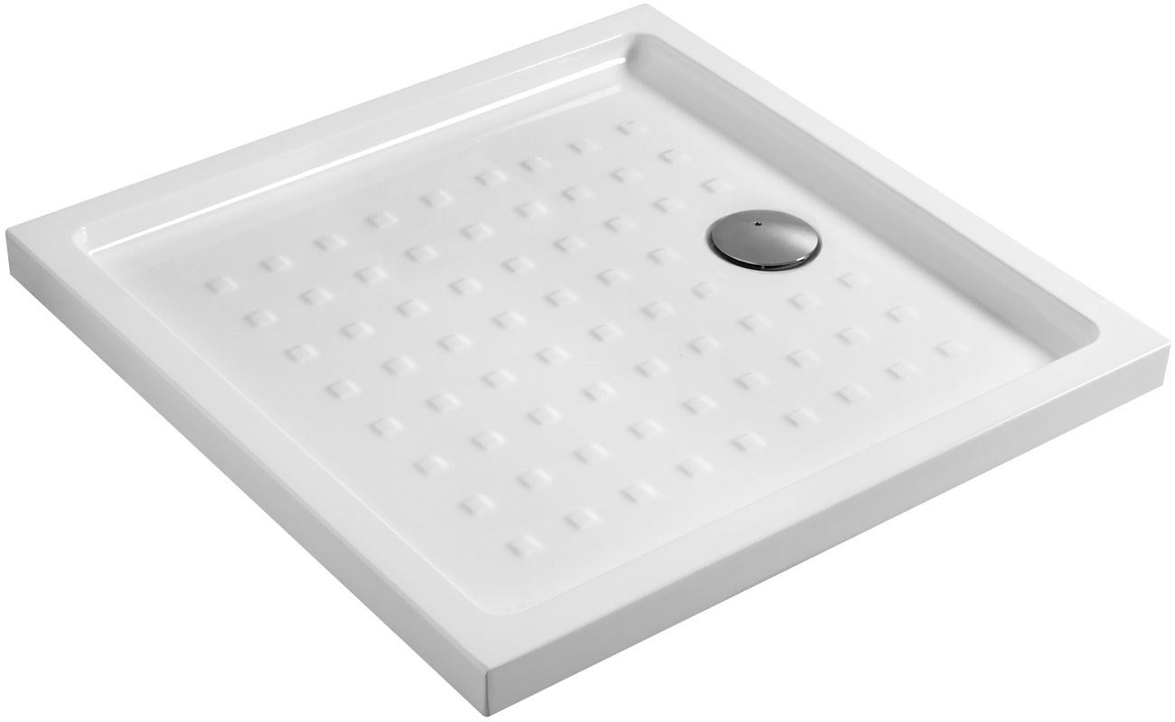 Receveur 90 x 90 Villeroy & Boch O.Novo céramique carré blanc - 3