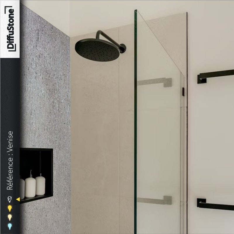 Venise - TRANSLUCIDE - Feuille de Pierre DiffuStone -1220x2440mm - 2