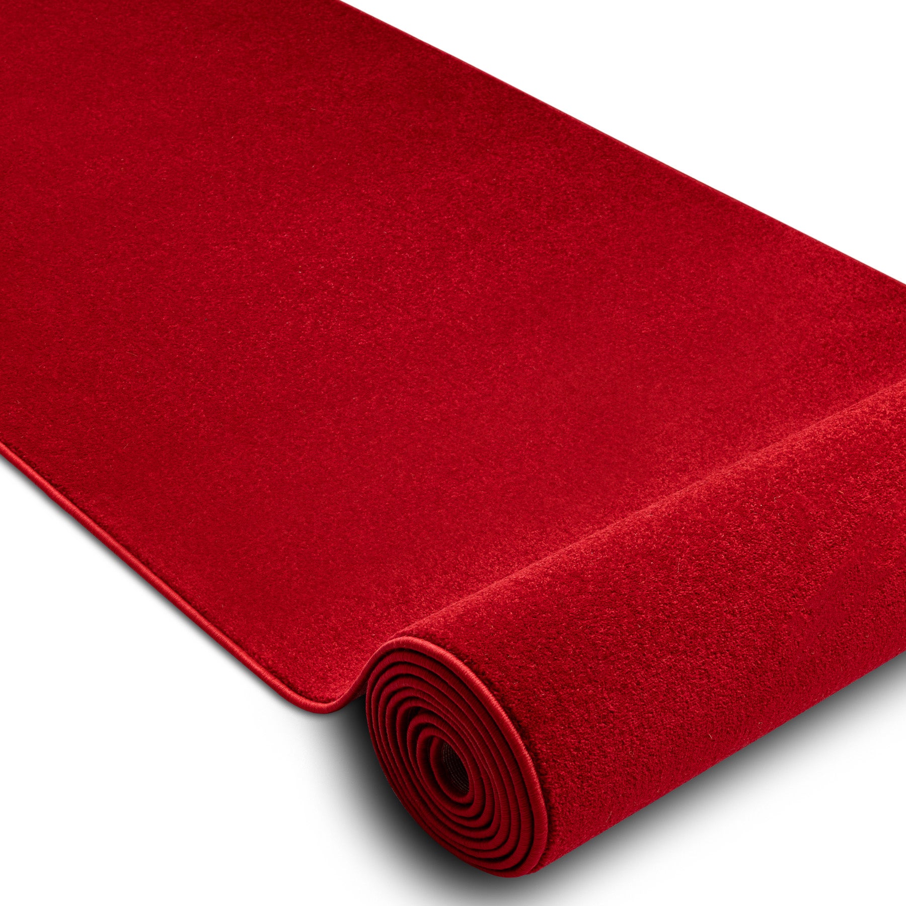 Chodnik KARMEL Gładki karmin / czerwony 80 cm 80x610 cm - 2