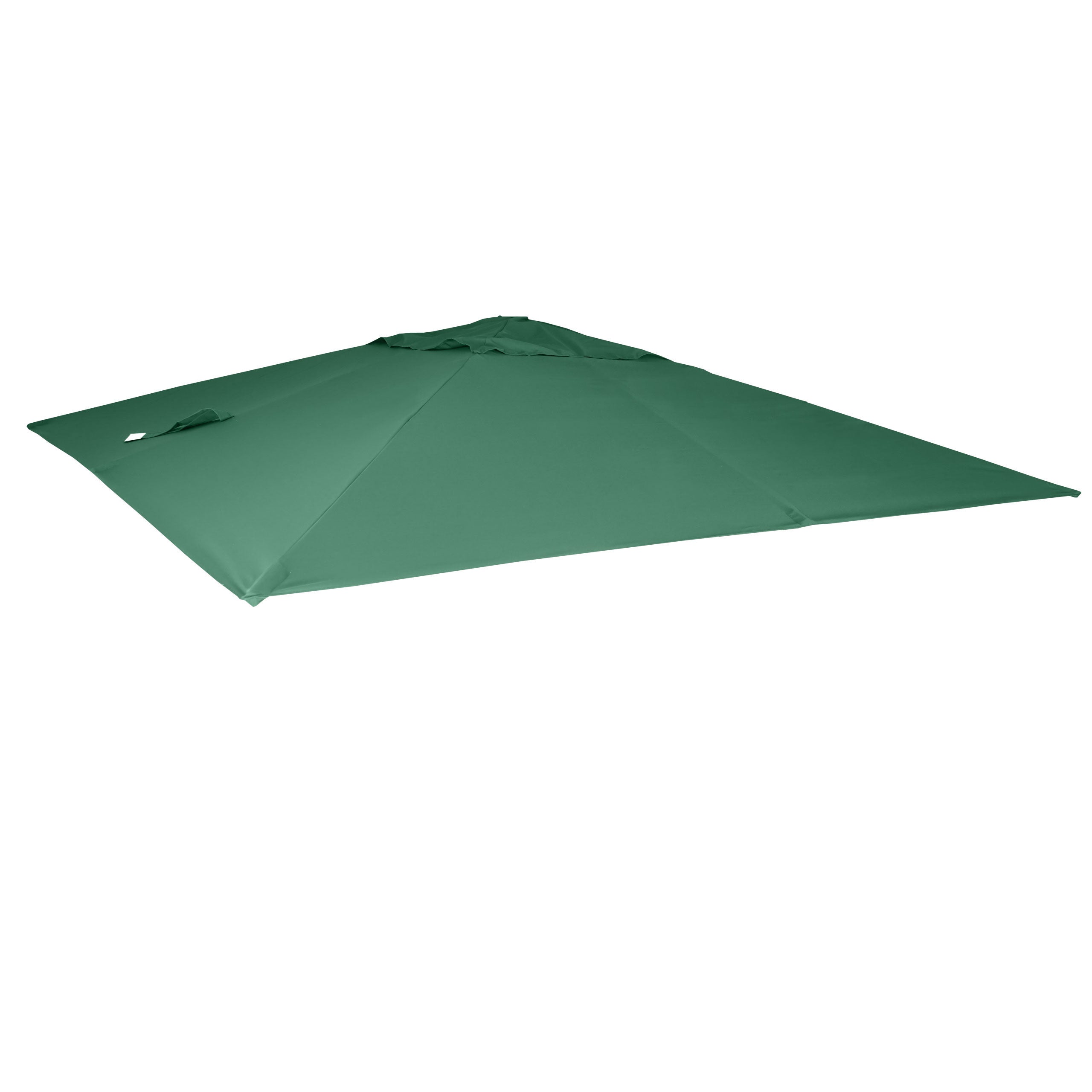 Zapasowy pokrowiec na luksusowy parasol z ramieniem krzyżowym HWC-A96, pokrowiec na parasol, 3x4 m (Ø 5 m), poliester ~ ciemnozielony