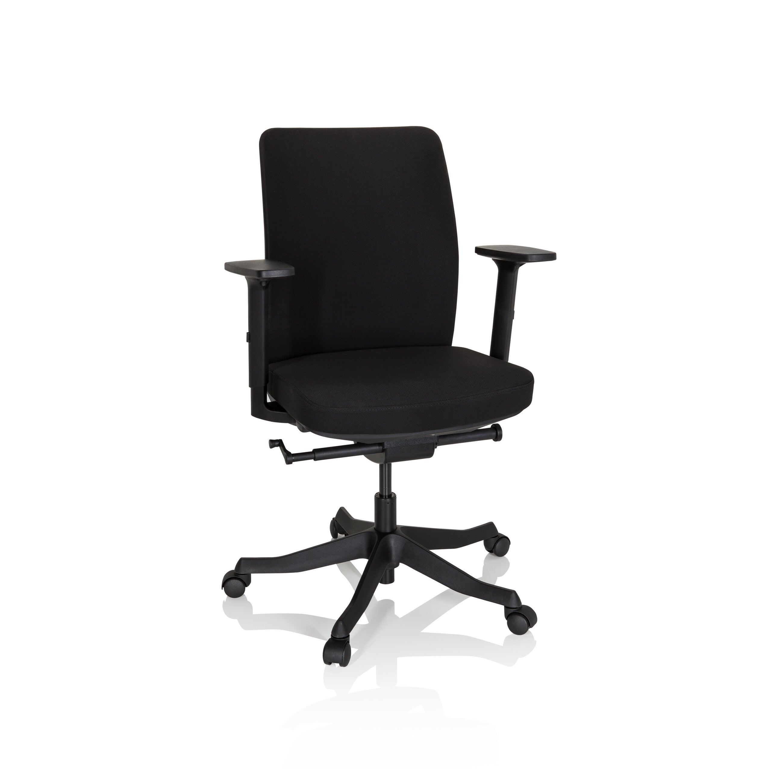 Chaise de bureau / Siège pivotant SENATOR Tissu Noir hjh OFFICE | Leroy ...