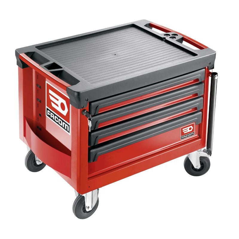 Coffre roulant FACOM ROLL.CR4M3APF - 4 tiroirs - rouge | Leroy Merlin