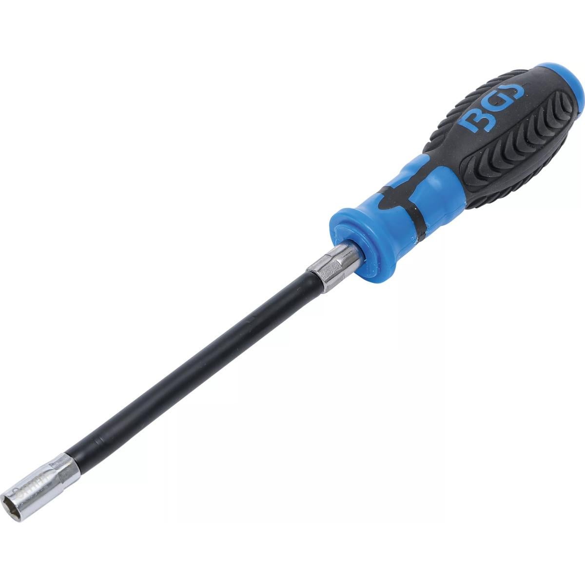 Tournevis flexible poignée ronde E4-E8. Parfait pour endroits difficiles d'accès