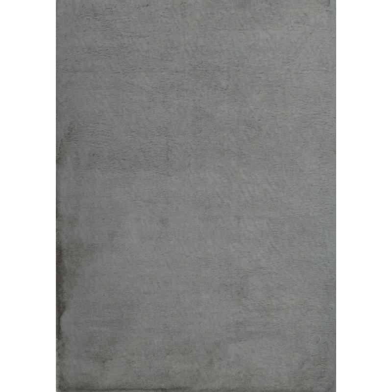 Tapis HUARTE à poils courts doux et lavable anthracite
