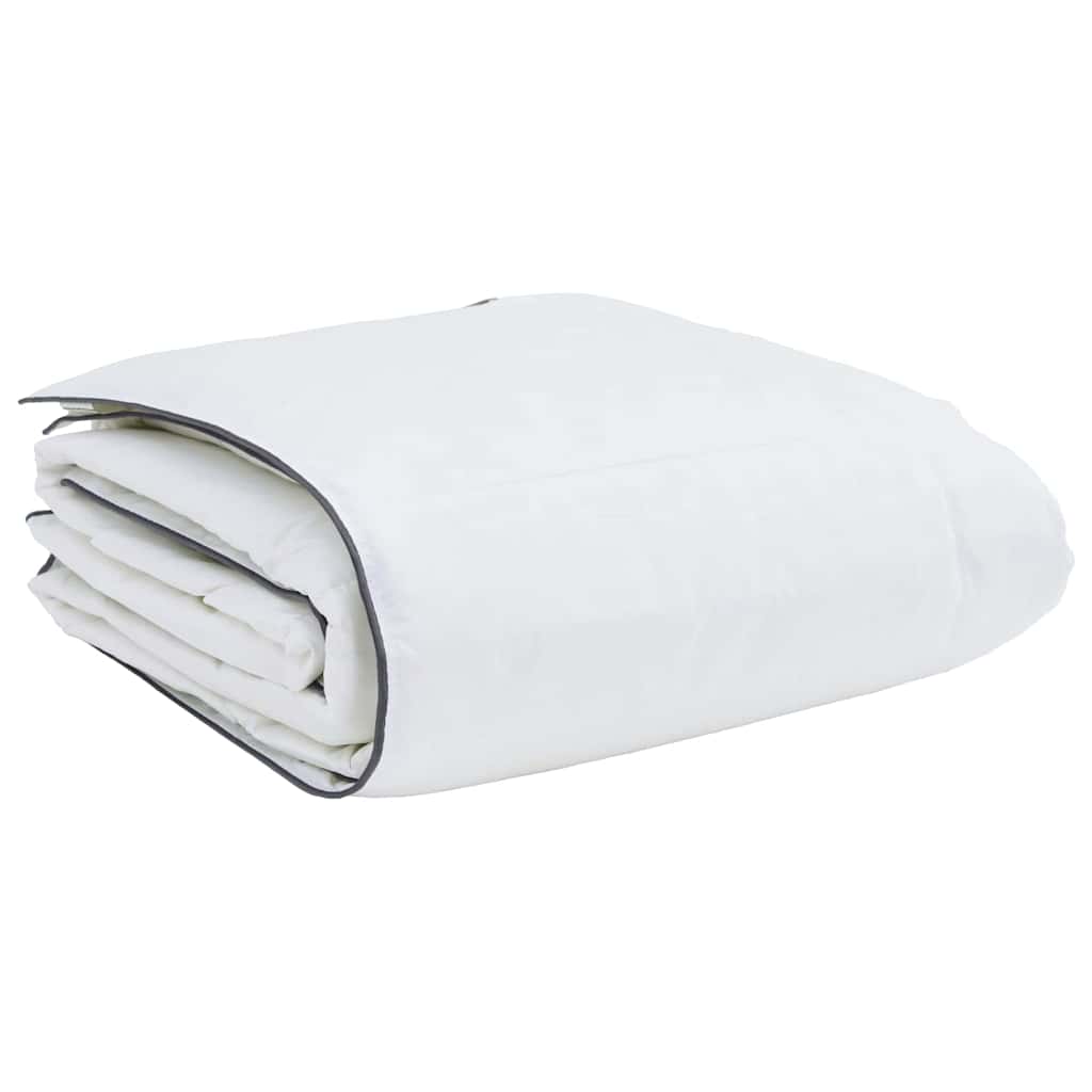 Couette avec oreiller 2 pcs | Duvet Blanc 135 x 200 cm Bas - 4