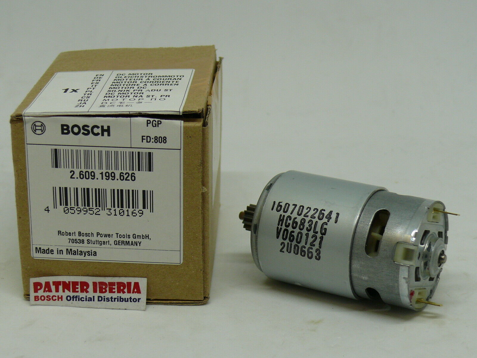Moteur DC 24V Makita D'origine (629755-4) – Pièce Détachée Neuve