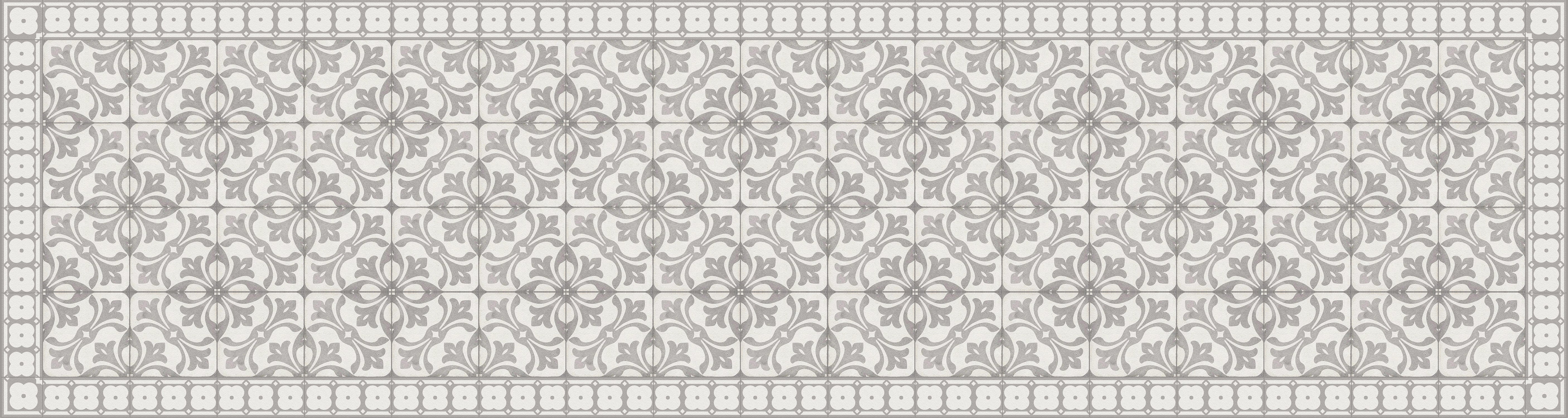 Dywan z PVC do wnętrz i na zewnątrz Ninette 80x300 cm - Winyl drukowany, antypoślizgowy, zmywalny, odporny — na taras i do domu.