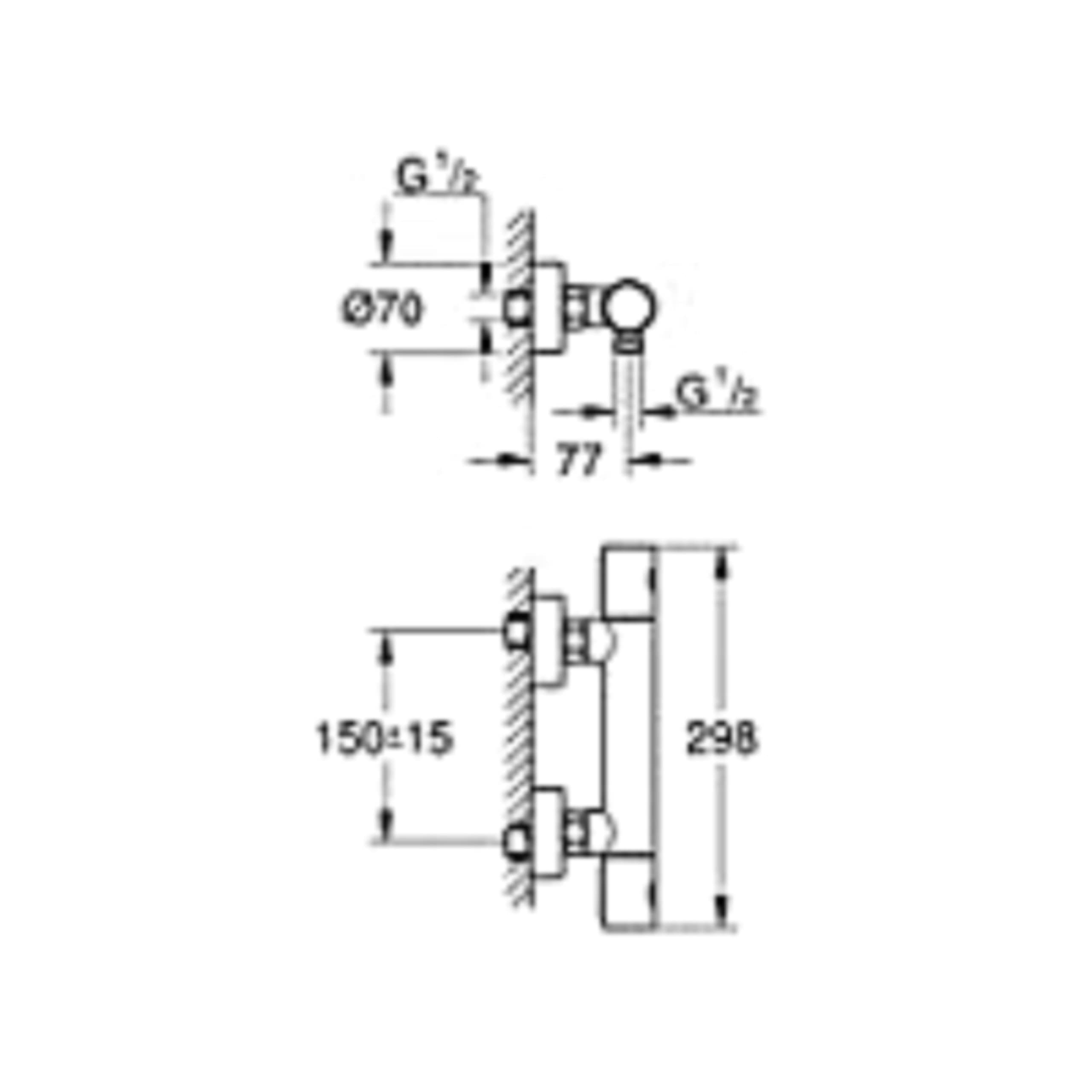 Mitigeur douche thermostatique GROHE Quickfix Precision Get - 6
