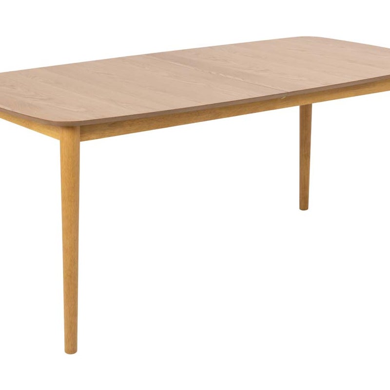 Montreux stół do jadalni 90x180/219cm zawiera dodatkowe blaty naturalny.